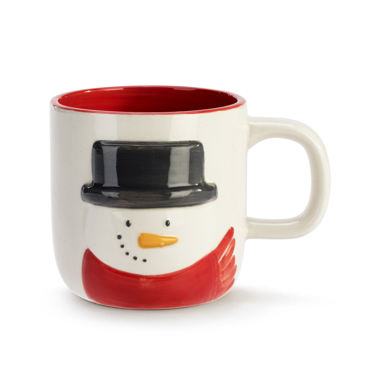 Demdaco Ceramic Snowman Mug