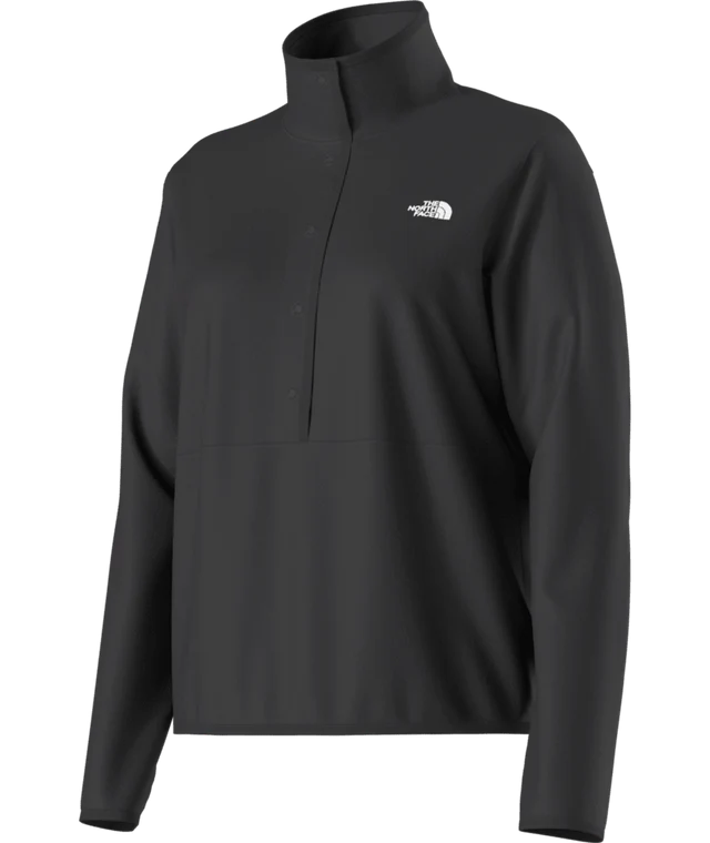 The North Face W Glacier Fleece 1/2 Snap TNF BLACK