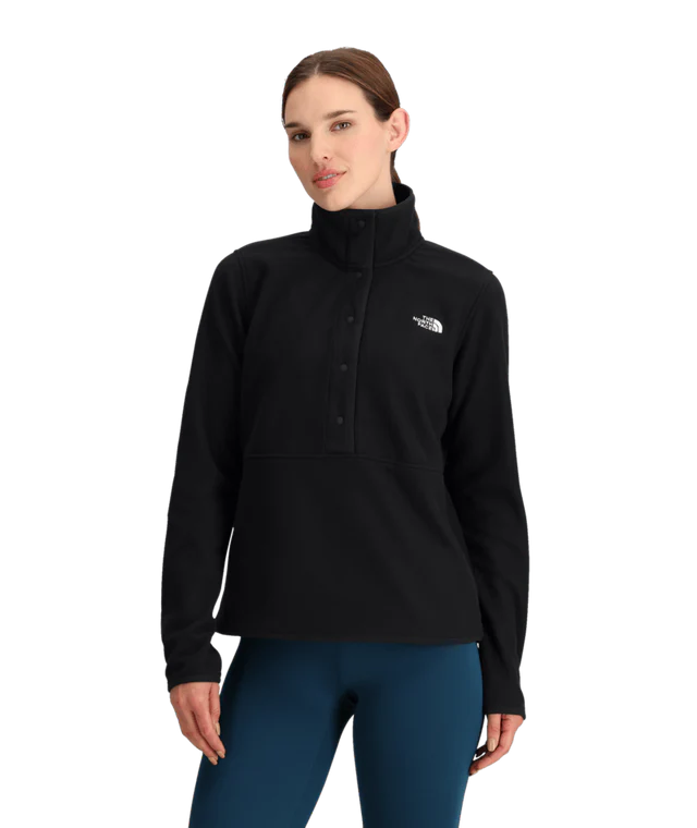 The North Face W Glacier Fleece 1/2 Snap TNF BLACK