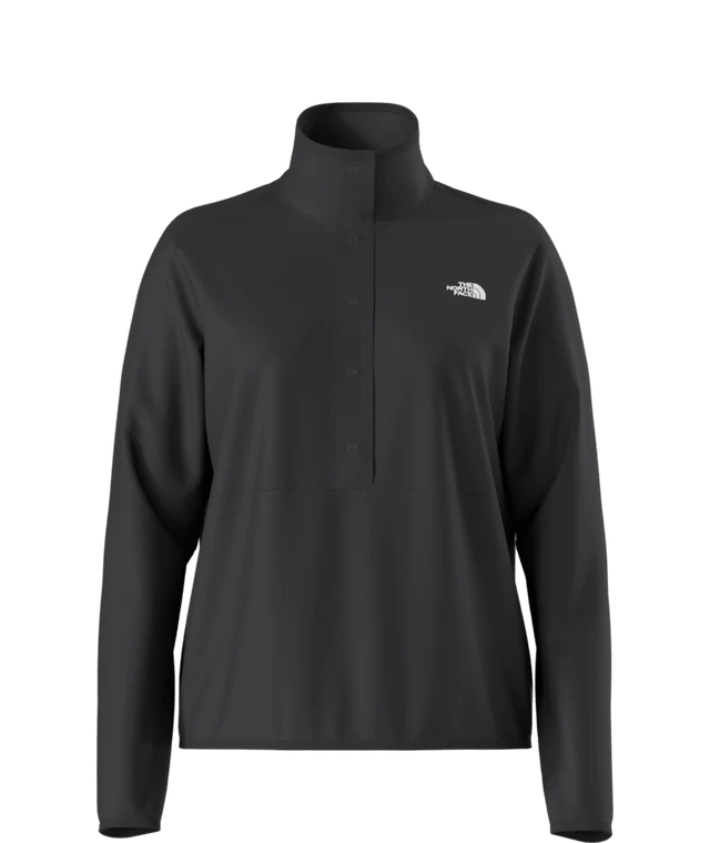 The North Face W Glacier Fleece 1/2 Snap TNF BLACK