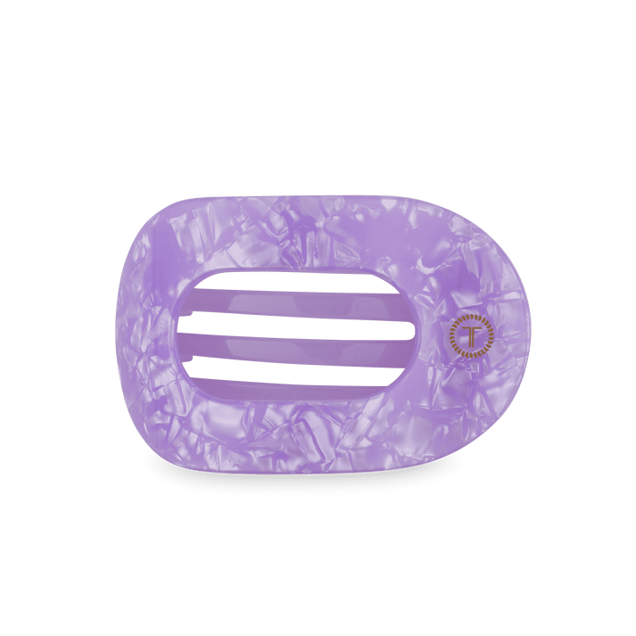 Teleties Medium Flat Round Hair Clip LAVENDER MIST