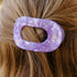 Teleties Medium Flat Round Hair Clip LAVENDER MIST