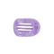 Teleties Small Flat Round Clip LAVENDER MIST