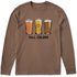 Life is Good M LS Crusher Fall Colors Beer Tee MUSHROOM BROWN