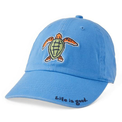 Life is Good Chill Cap Sea Turtle CORNFLOWER BLUE