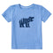 Life is Good Toddler SS Crusher Tee Wild Bear CORNFLOWER BLUE