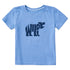 Life is Good Toddler SS Crusher Tee Wild Bear CORNFLOWER BLUE