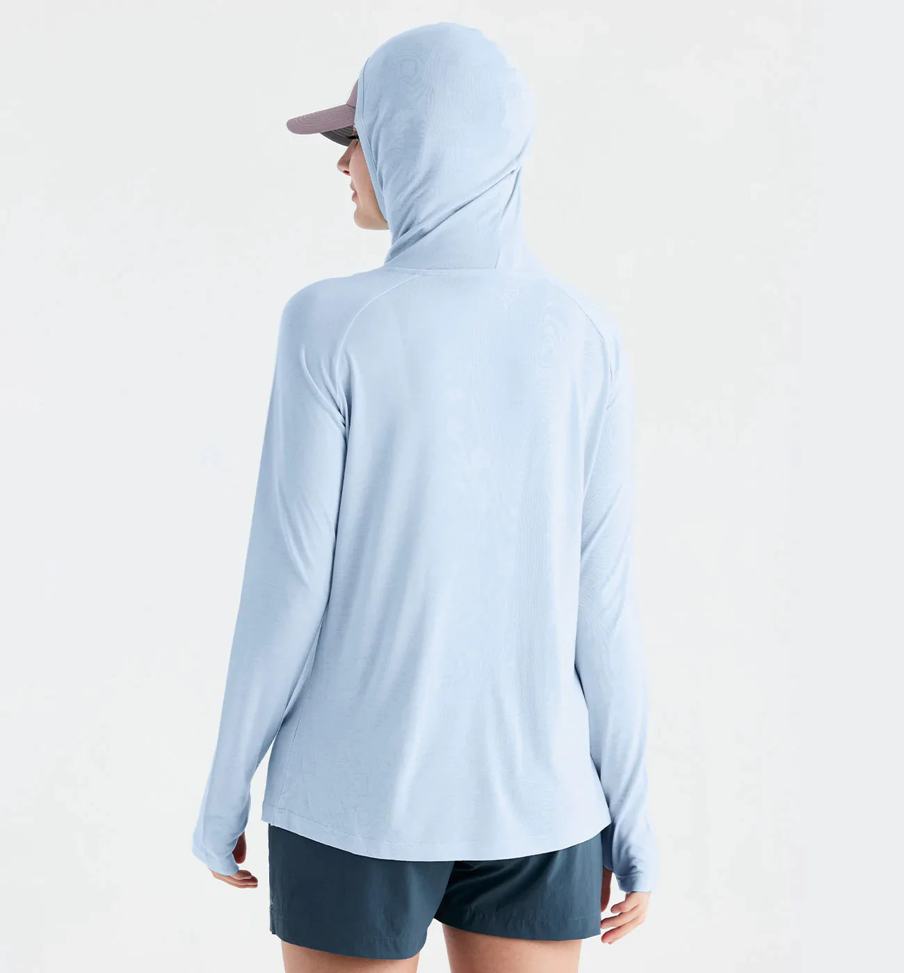 Free Fly W Bamboo Lightweight Hoody II CLEAR SKY