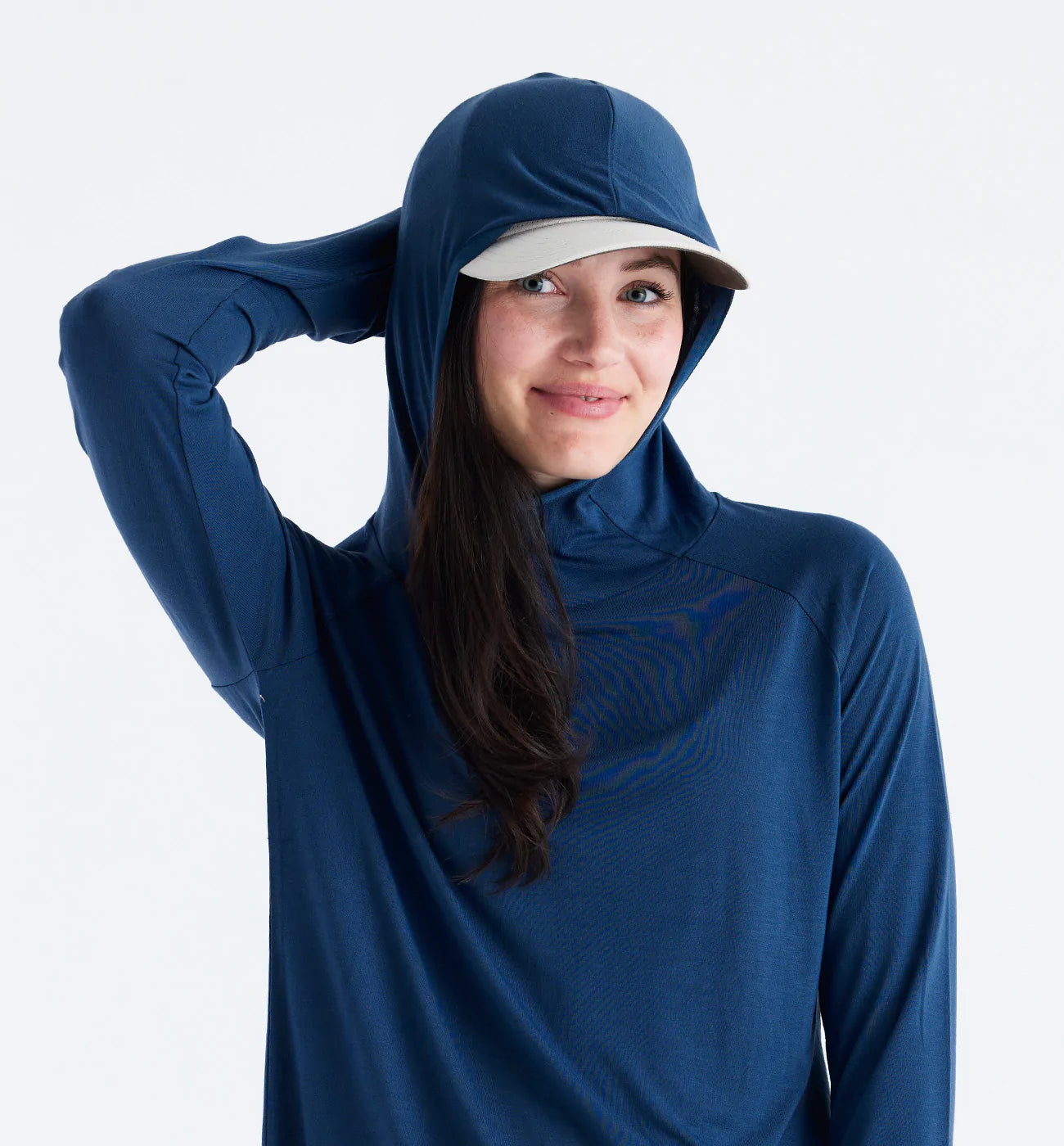 Free Fly W Bamboo LW Hoody II TRUE NAVY