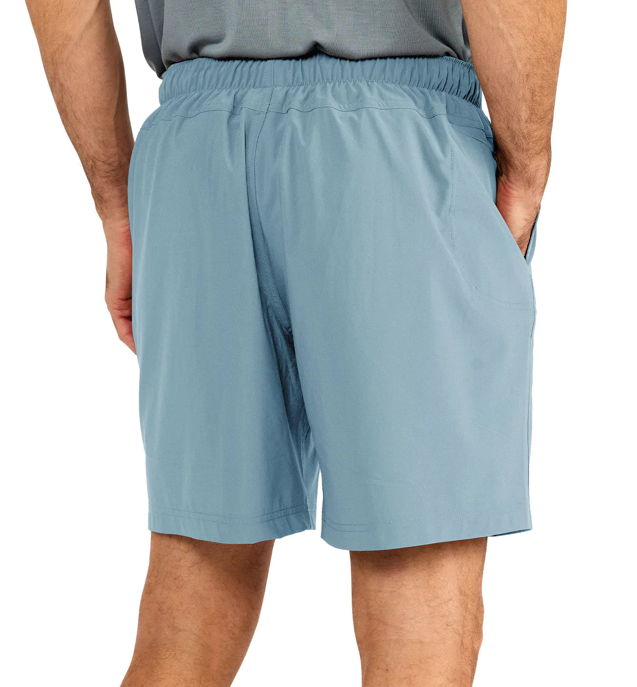 Free Fly M Lined Breeze Short 7" BLUE FOG