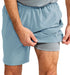 Free Fly M Lined Breeze Short 7" BLUE FOG