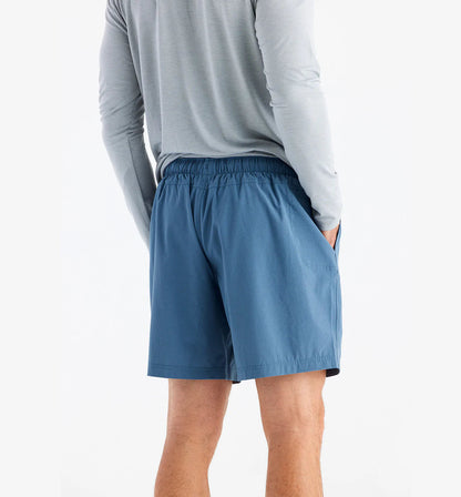 Free Fly M Lined Breeze Short 7" PACIFIC BLUE