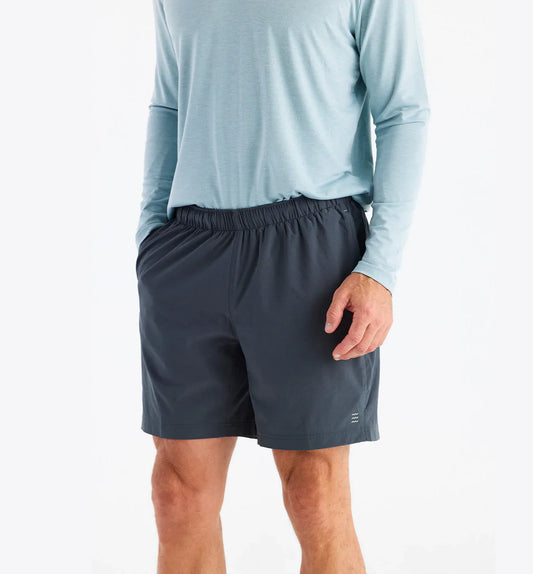Free Fly M Lined Breeze Short 7" STORM CLOUD