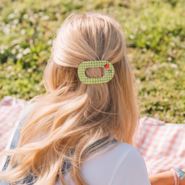 Teleties Small Flat Round Clip LOCALLY GROWN
