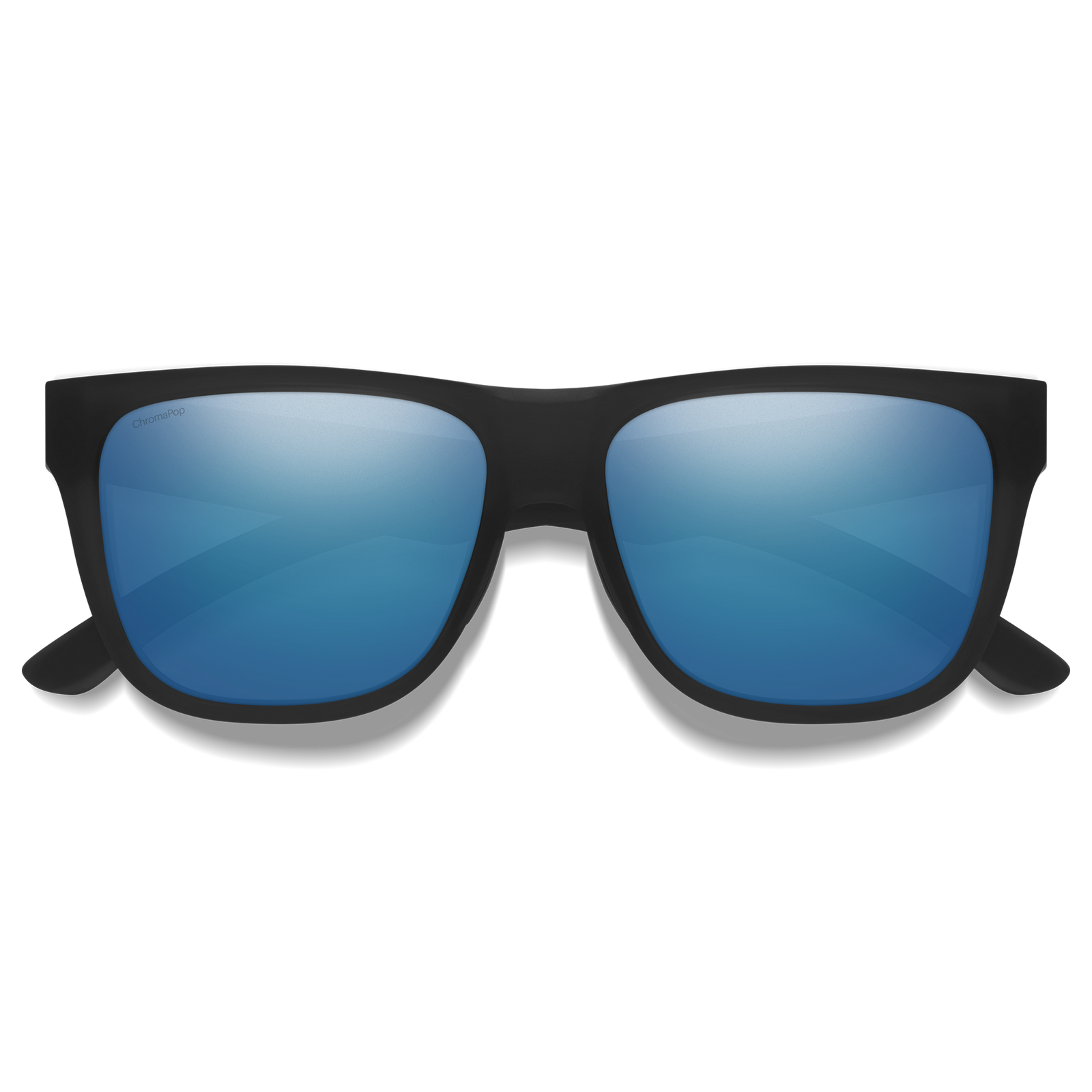 Smith Lowdown XL 2 Matte Black | ChromaPop Glass Polarized Blue Mirror