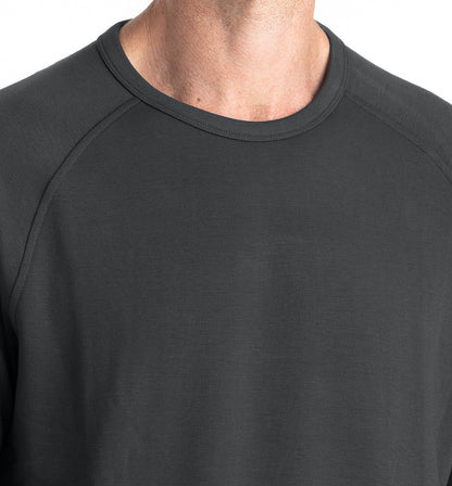 Free Fly M Bamboo Lightweight Fleece Crew BLACK SAND