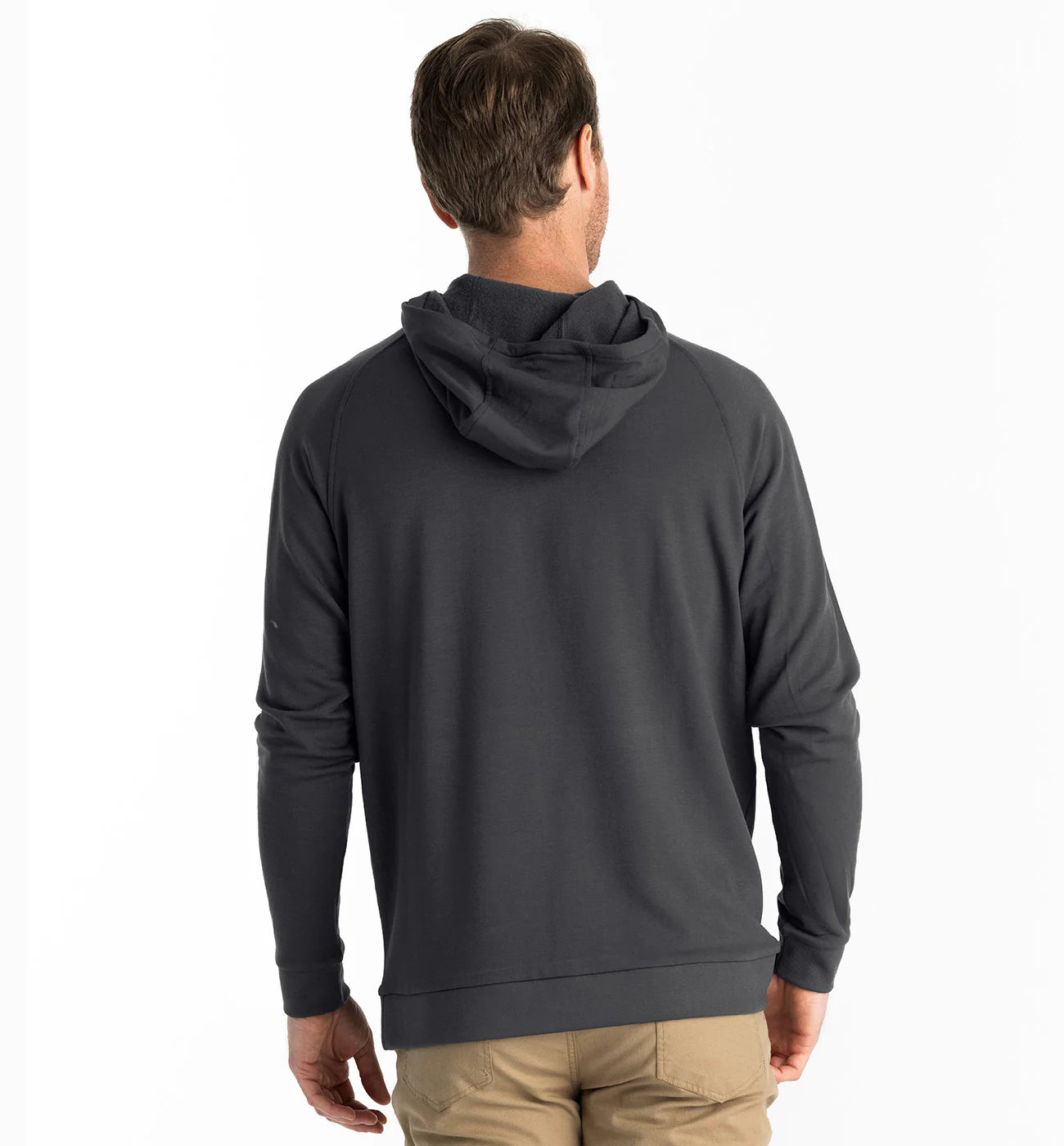 Free Fly M Bamboo LW Fleece Hoody BLACK SAND