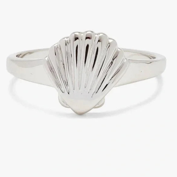 Pura Vida Shell Signet Ring SILVER