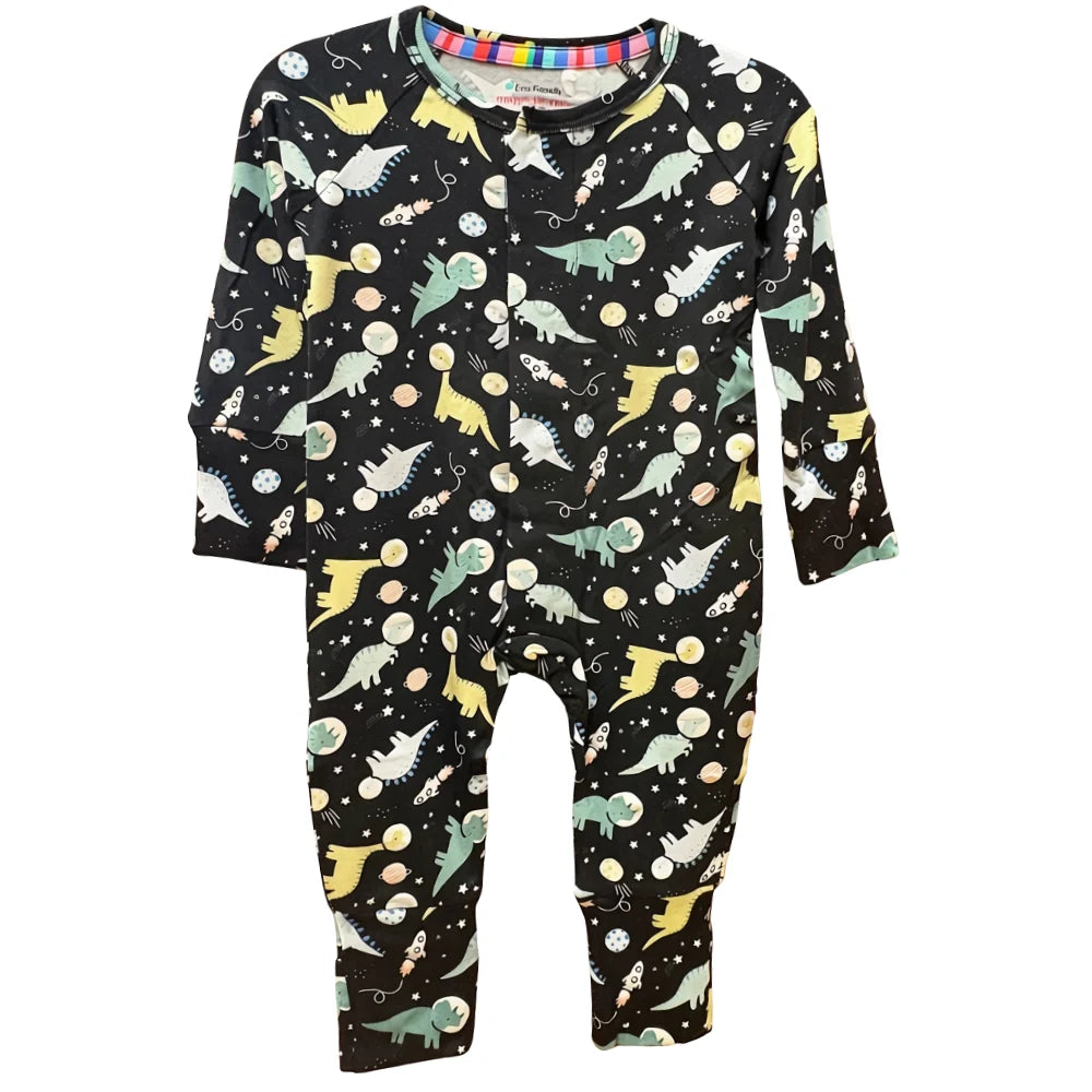 Magnetic Me Modal LS Romper ASTROCERATOPS