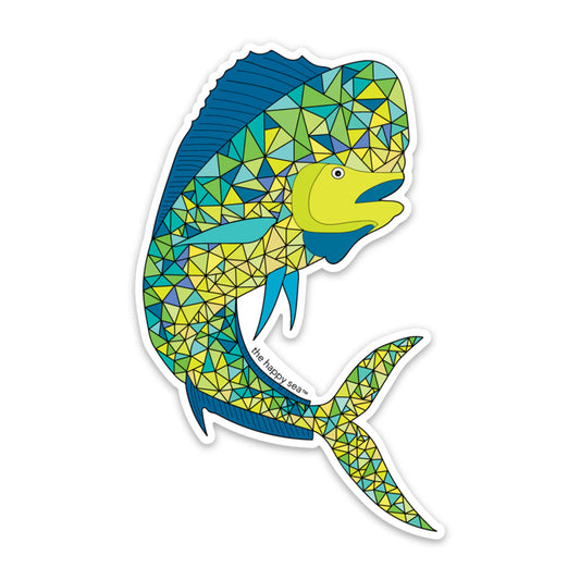 The Happy Sea 4" Mahi Sticker