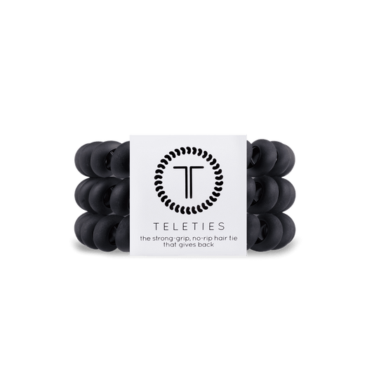 Teleties Large 3-Pack MATTE BLACK