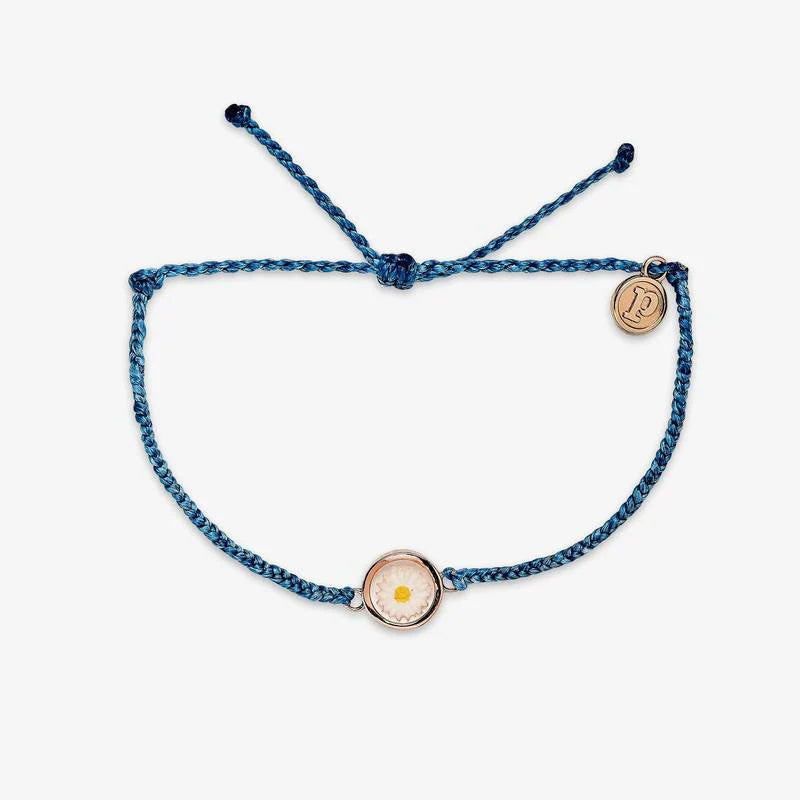 Pura Vida Meadow Rose Gold Charm Bracelet DENIM