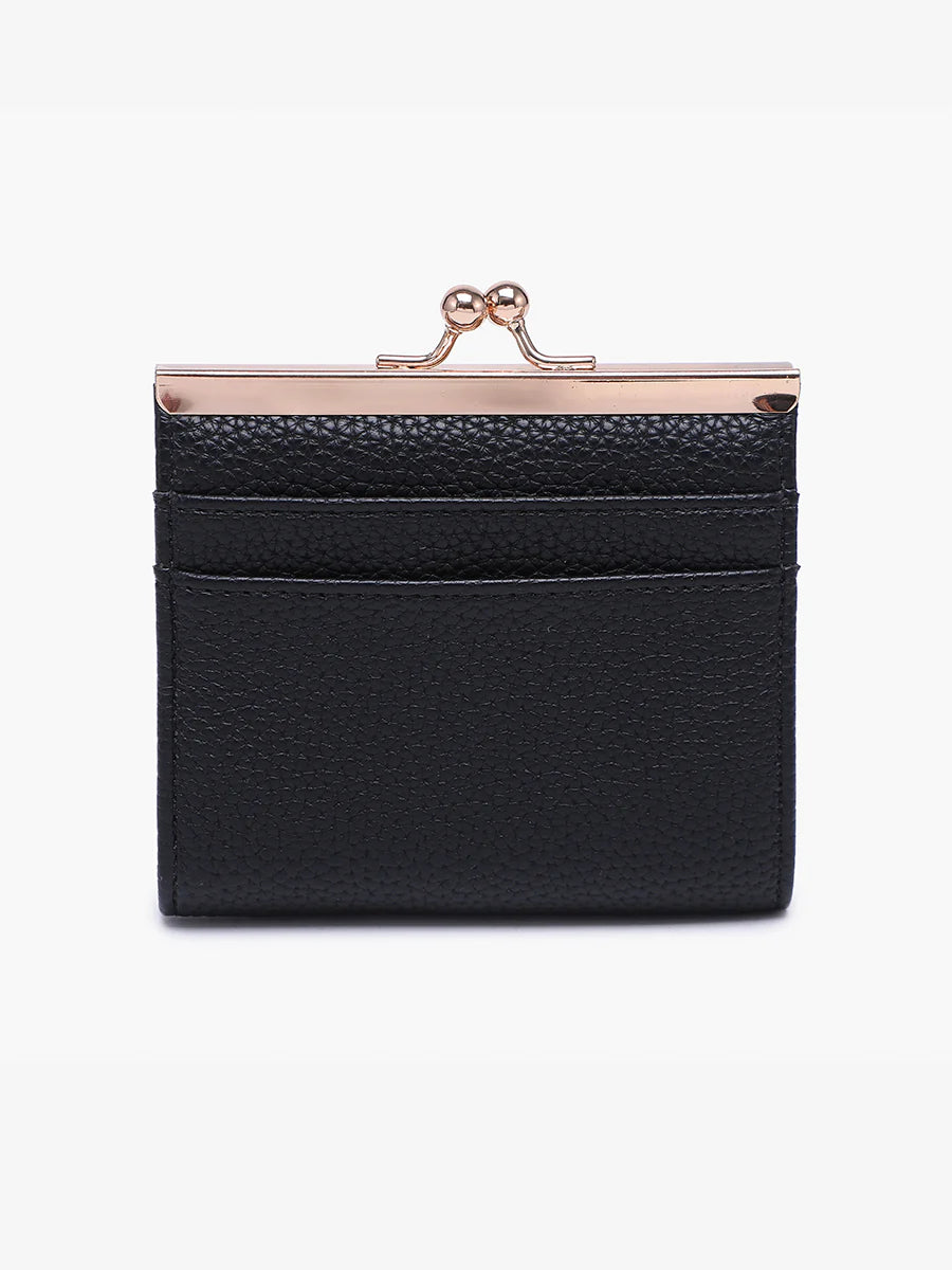 Jen & Co Savannah Vegan Wallet BLACK