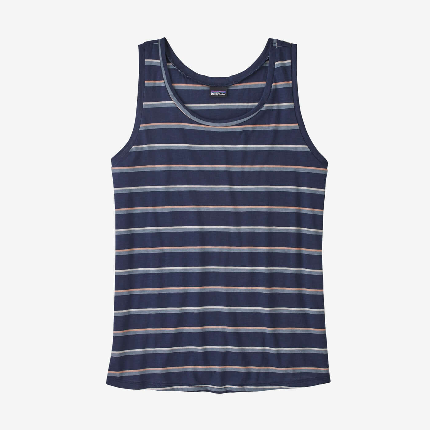 Patagonia W Mainstay Tank SUNSET STRIPE:NEW NAVY