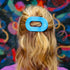 Teleties Medium Round Flat Clip MIAMI VICE