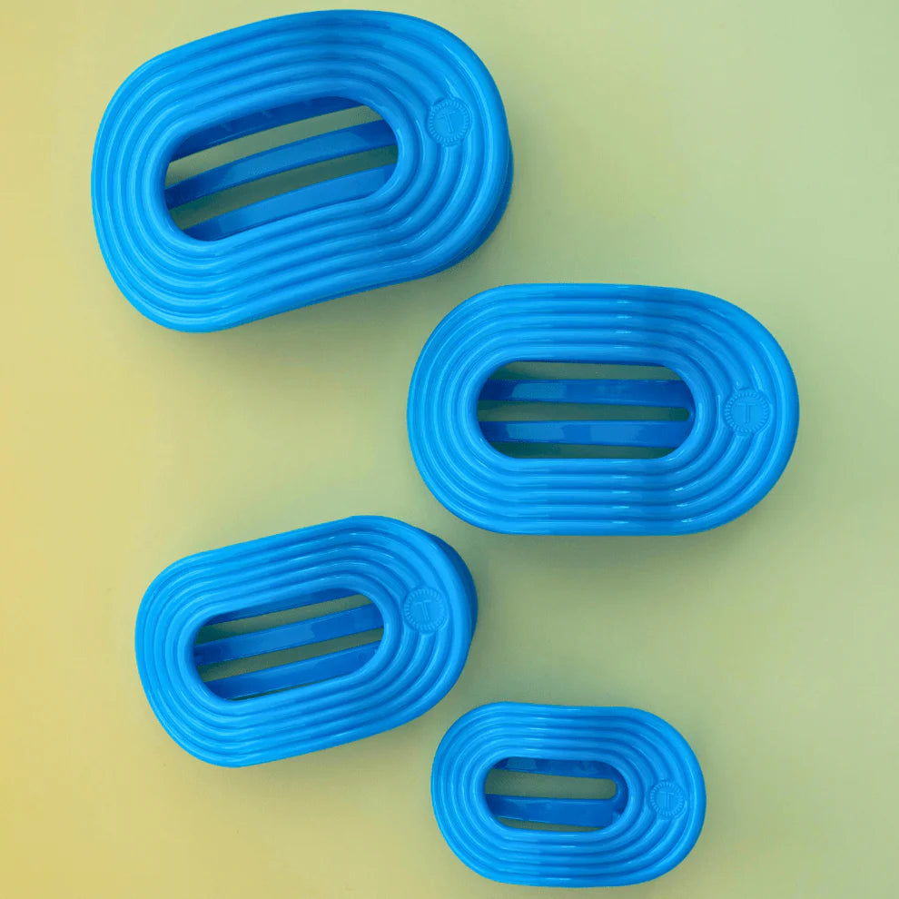 Teleties Medium Round Flat Clip MIAMI VICE