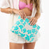 ALOHA Collection Puakenikeni Buds Mid Pouch LAGOON BLUE