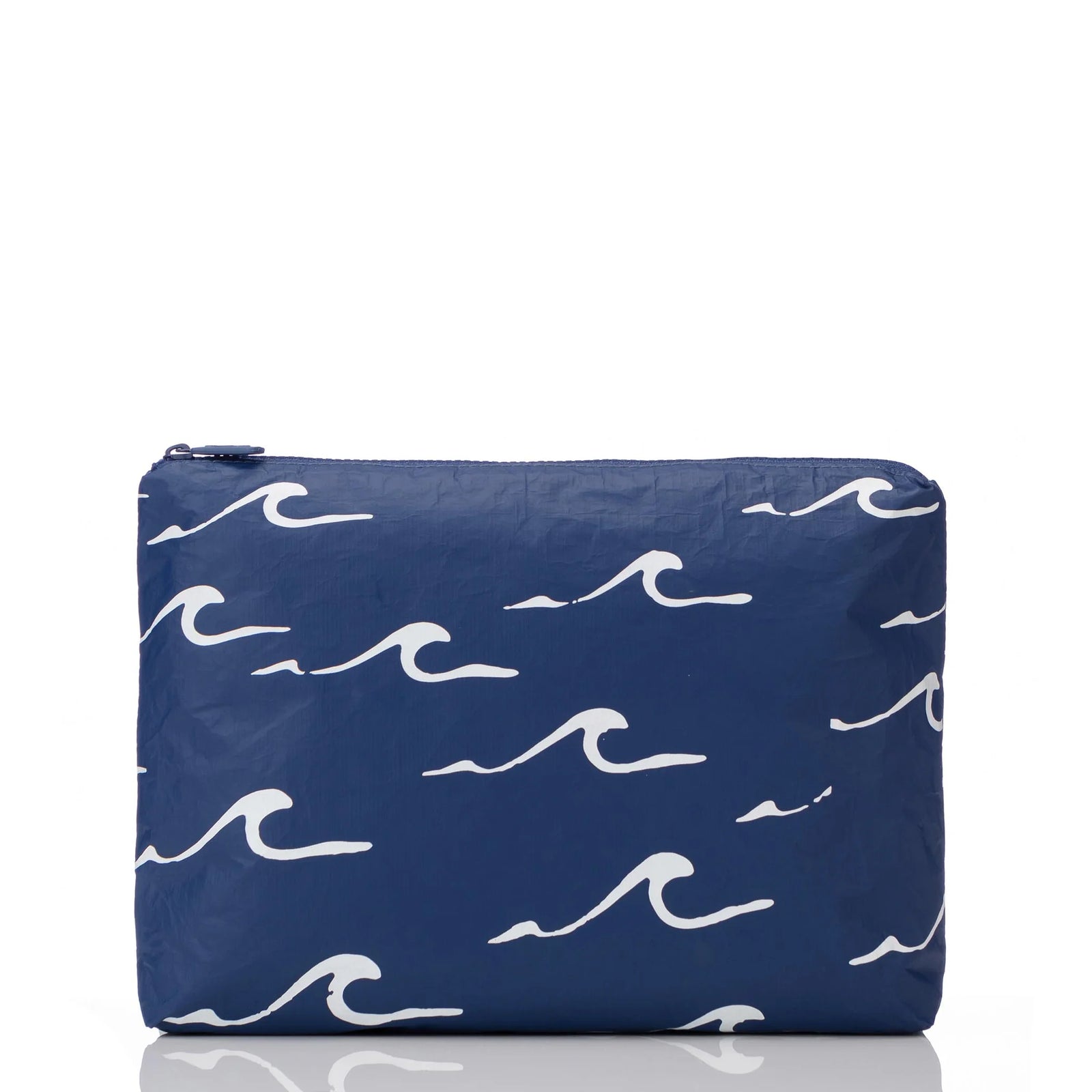 ALOHA Collection Seaside Mid Pouch WHITE ON NAVY