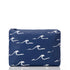 ALOHA Collection Seaside Mid Pouch WHITE ON NAVY