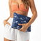ALOHA Collection Seaside Mid Pouch WHITE ON NAVY