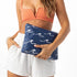 ALOHA Collection Seaside Mid Pouch WHITE ON NAVY
