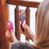 Teleties Mini Detangler Hair Brush - Medium Hair MULBERRY