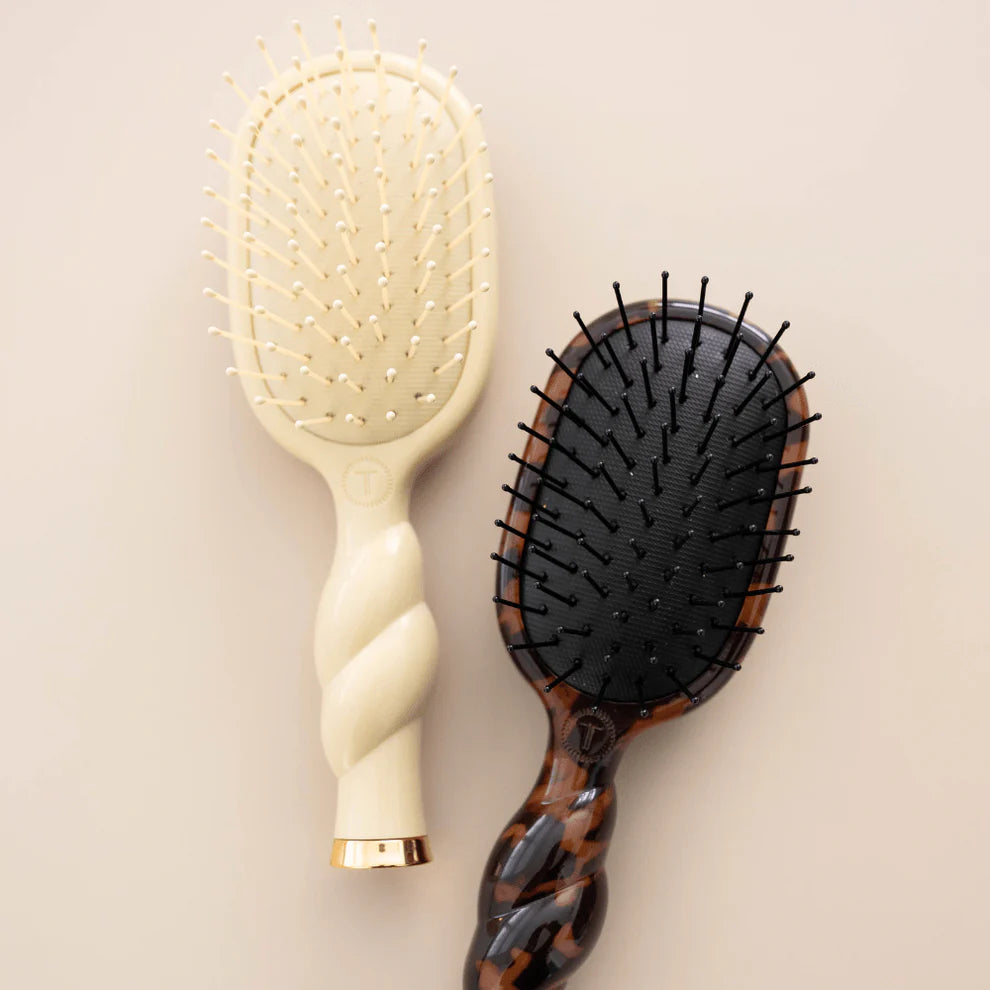 Teleties Mini Detangler Hair Brush - Medium Hair TORTOISE