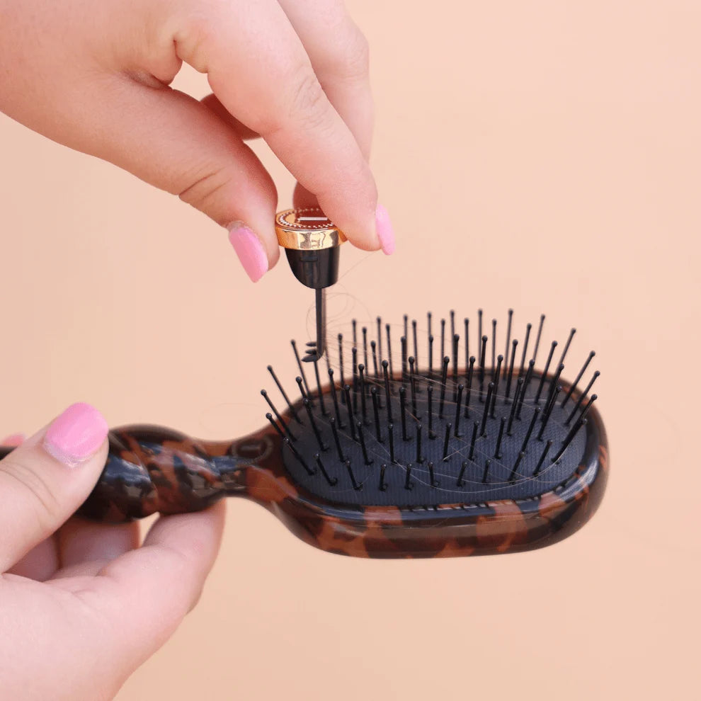 Teleties Mini Detangler Hair Brush - Medium Hair TORTOISE