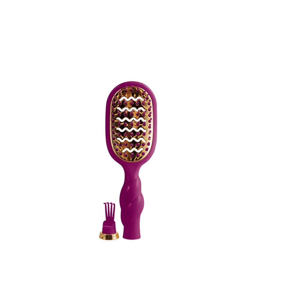 Teleties Mini Vented Hair Brush - All Hair Types MULBERRY