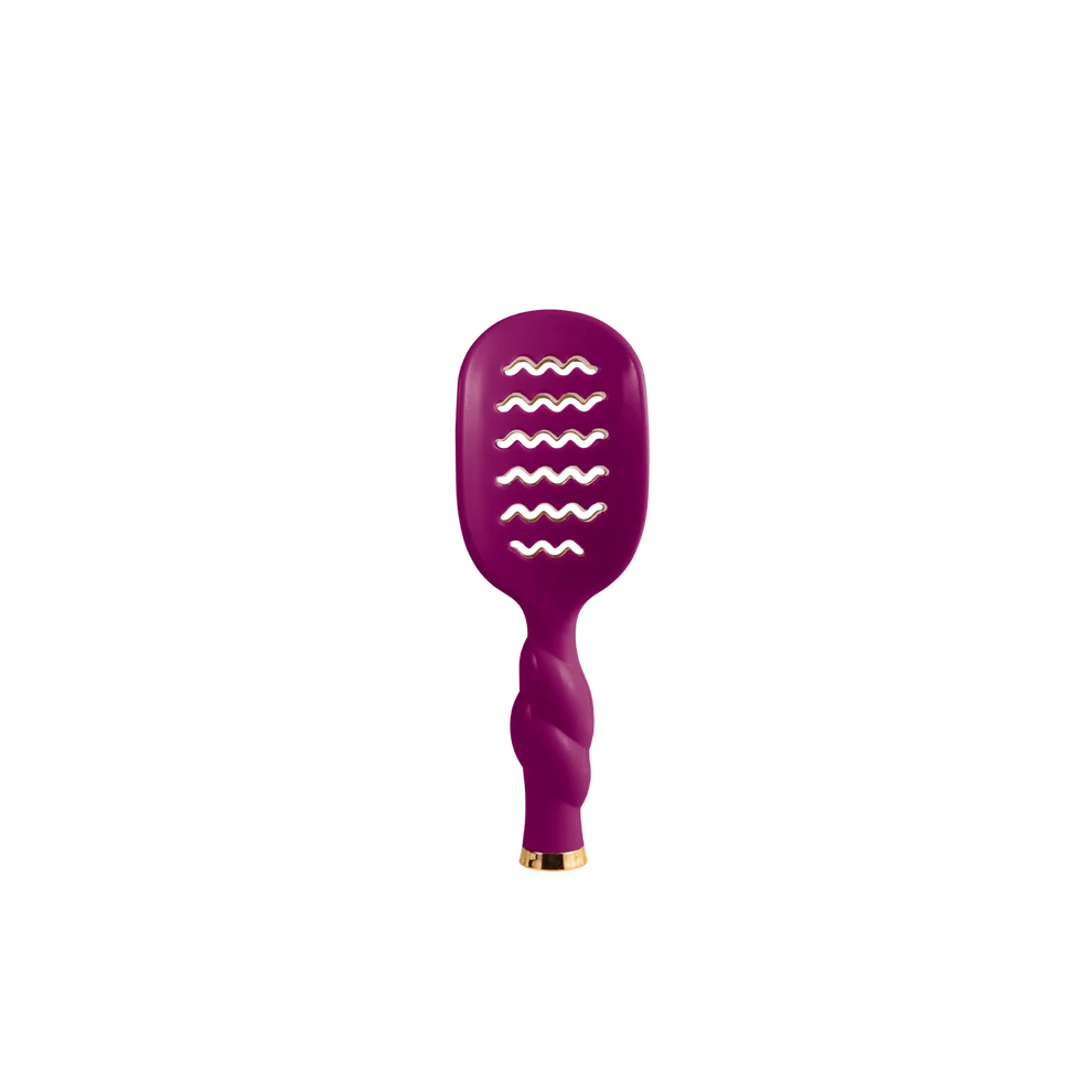 Teleties Mini Vented Hair Brush - All Hair Types MULBERRY