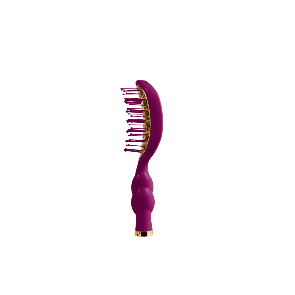 Teleties Mini Vented Hair Brush - All Hair Types MULBERRY