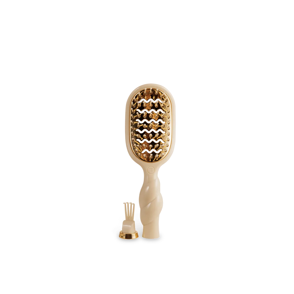 Teleties Mini Vented Hair Brush - All Hair Types TAN