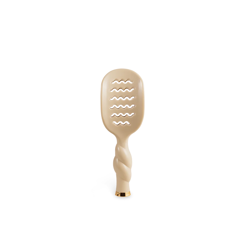 Teleties Mini Vented Hair Brush - All Hair Types TAN
