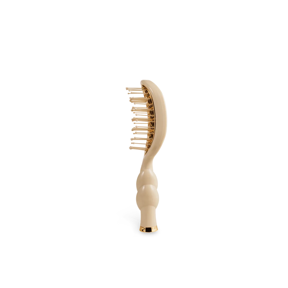 Teleties Mini Vented Hair Brush - All Hair Types TAN