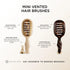 Teleties Mini Vented Hair Brush - All Hair Types TAN