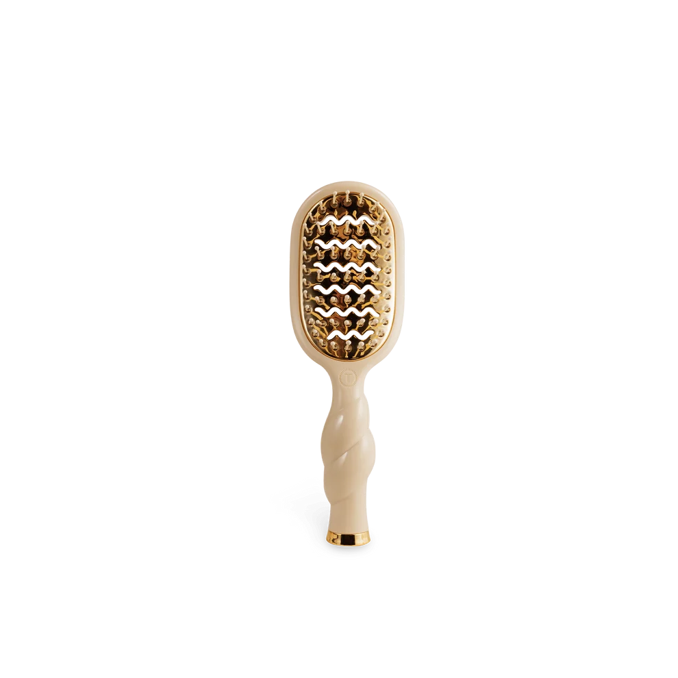 Teleties Mini Vented Hair Brush - All Hair Types TAN
