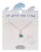 Bamboo Go With the Flow Earrings BLUE