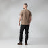 Fjallraven M SS Multi Color Logo T-Shirt  SUEDE BROWN