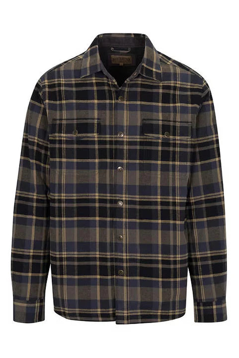North River M Stoutland Waffle Lined Shirt Jacket FORGED IRON