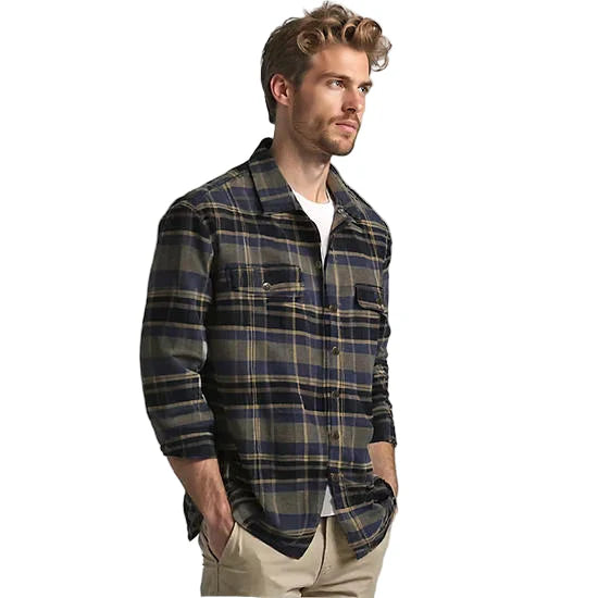 North River M Stoutland Waffle Lined Shirt Jacket FORGED IRON